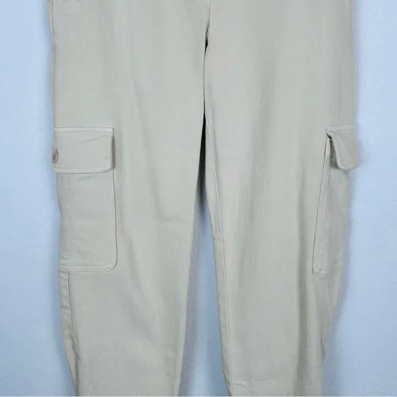 Aritzia Wilfred Free Modern Cargo Pant Gd Birch Light Tan 2 - Picture 6 of 14
